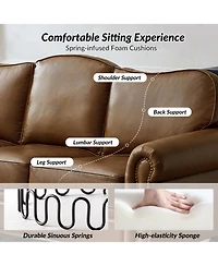 Hulala Home Dielle Transitional 2 Piece Sectional Sofa