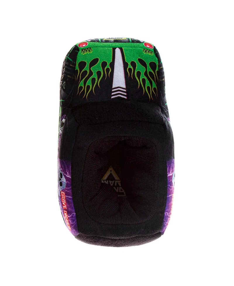 Monster Jam Toddler Grave Digger Plush Slippers (Toddlers/Little)