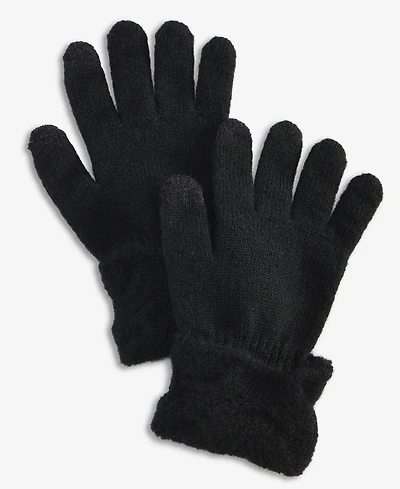Style & Co Women's Cable Boucle Knit Gloves, Macy's Exclusive