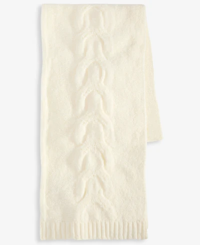 Style & Co Women's Cable Boucle Knit Muffler Scarf, Macy's Exclusive