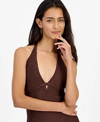 Guess Women's Alexis Halter Bandage Mini Dress