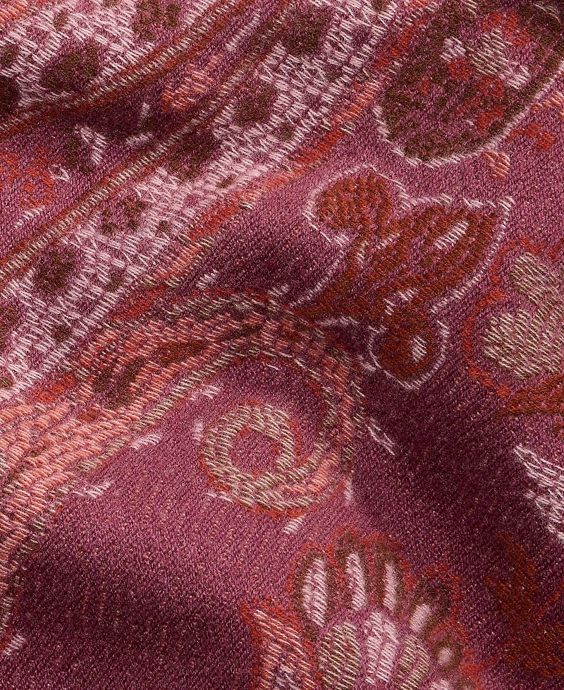 Style & Co Women's Paisley Floral Jacquard Wrap Scarf, Macy's Exclusive