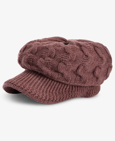 Style & Co Women's Cable-Knit Newsboy Cap, Macy's Exclusive