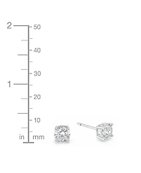 And Now This 2-Pc. Cubic Zirconia 18k Silver Plated Hoop and Stud Earrings Set, Macy's Exclusive