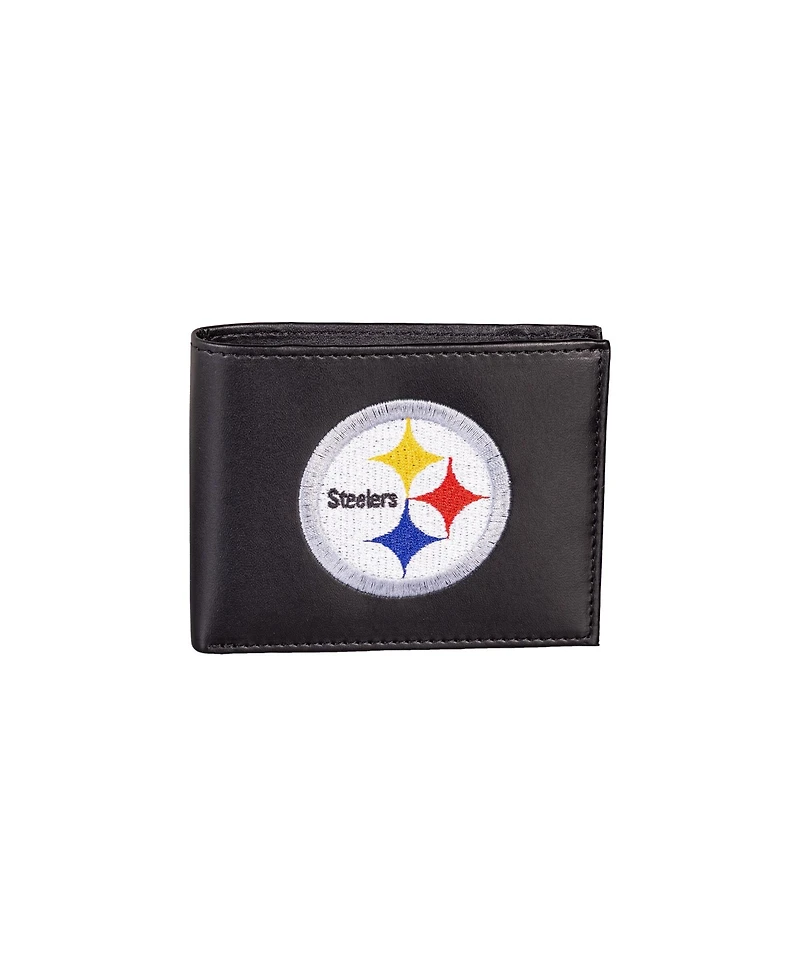 Evergreen Enterprises Pittsburgh Steelers Synthetic Leather Embroidered Bifold Wallet