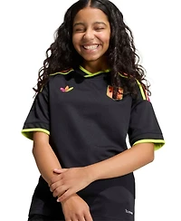 Adidas Big Boys and Girls Black Peru National Team 2026 Away Replica Jersey