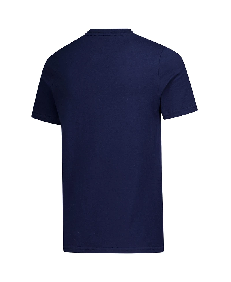 Mitchell & Ness Big Boys and Girls Navy Chicago Bears Retro Logo T-Shirt