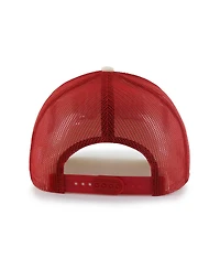 '47 Brand Men's Natural Ohio State Buckeyes Drawbridge Trucker Adjustable Hat