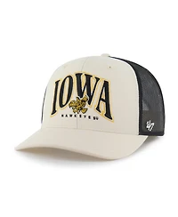 '47 Brand Men's Natural Iowa Hawkeyes Drawbridge Trucker Adjustable Hat