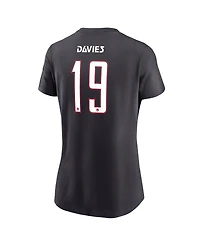 Nike Women's Alphonso Davies Black Canada Soccer Away Name & Number T-Shirt