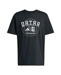 Adidas Men's Black Qatar National Team 2026 Fifa World Cup Qualifier T-Shirt