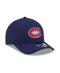 New Era Men's Navy Montreal Canadiens Coolera 9FORTY M-Crown Adjustable Hat
