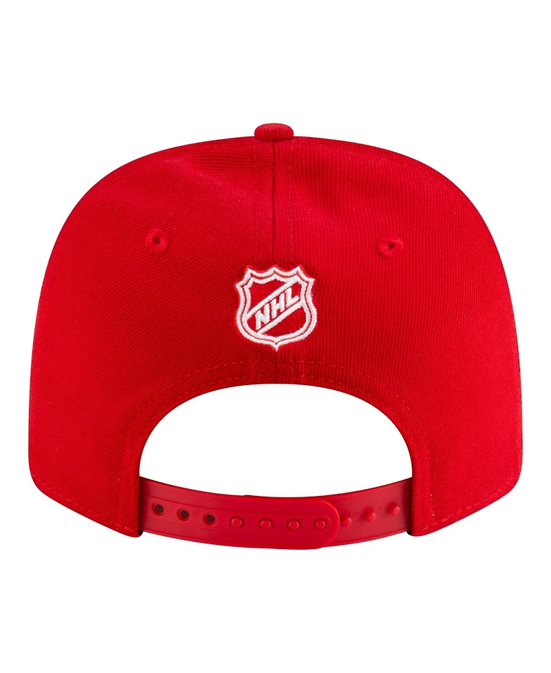 New Era Men's Red Detroit Red Wings 9SEVENTY Coolera Adjustable Hat