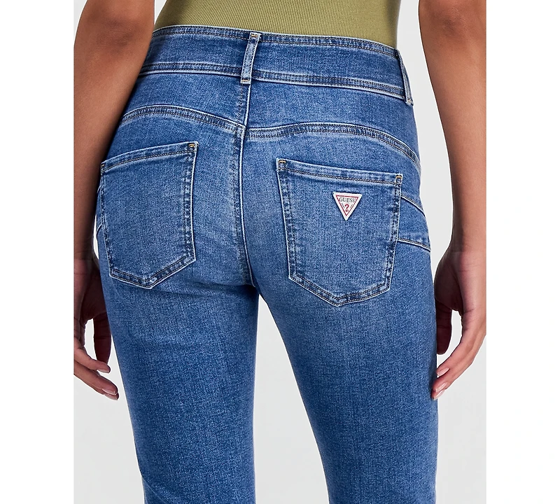 Guess Women's Shape Up Mid-Rise Bootcut Slim-Fit Jeans