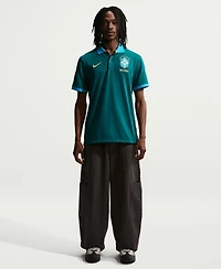 Nike Men's Green Brazil National Team Dri-fit Polo Shirt