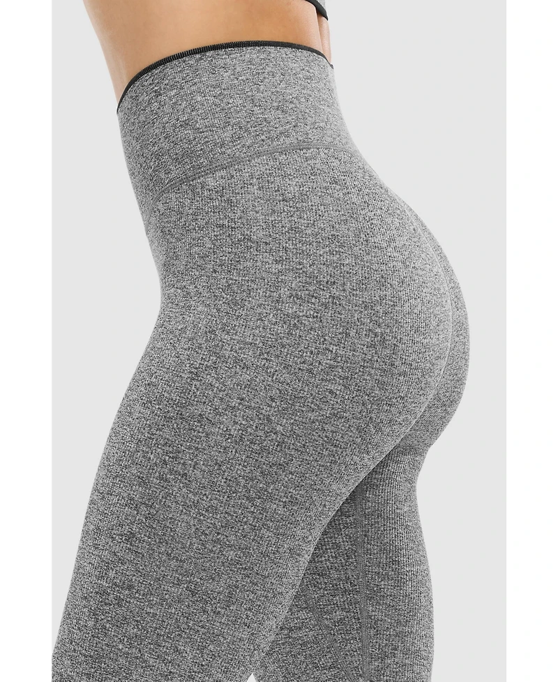 Peloton Women's Melange Micro Rib Seamless Legging