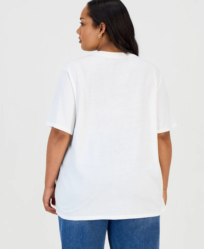 Grayson Threads, The Label Trendy Plus Pumpkin Spice Graphic T-Shirt