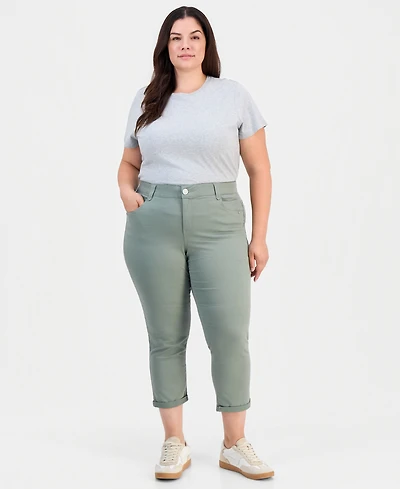 Democracy Plus Booty Lift Mid-Rise Cropped Pants