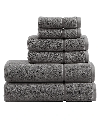 Vera Wang Modern Lux Cotton Terry 6-Piece Towel Set