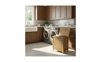 Household Essentials Bamboo Laundry Hamper