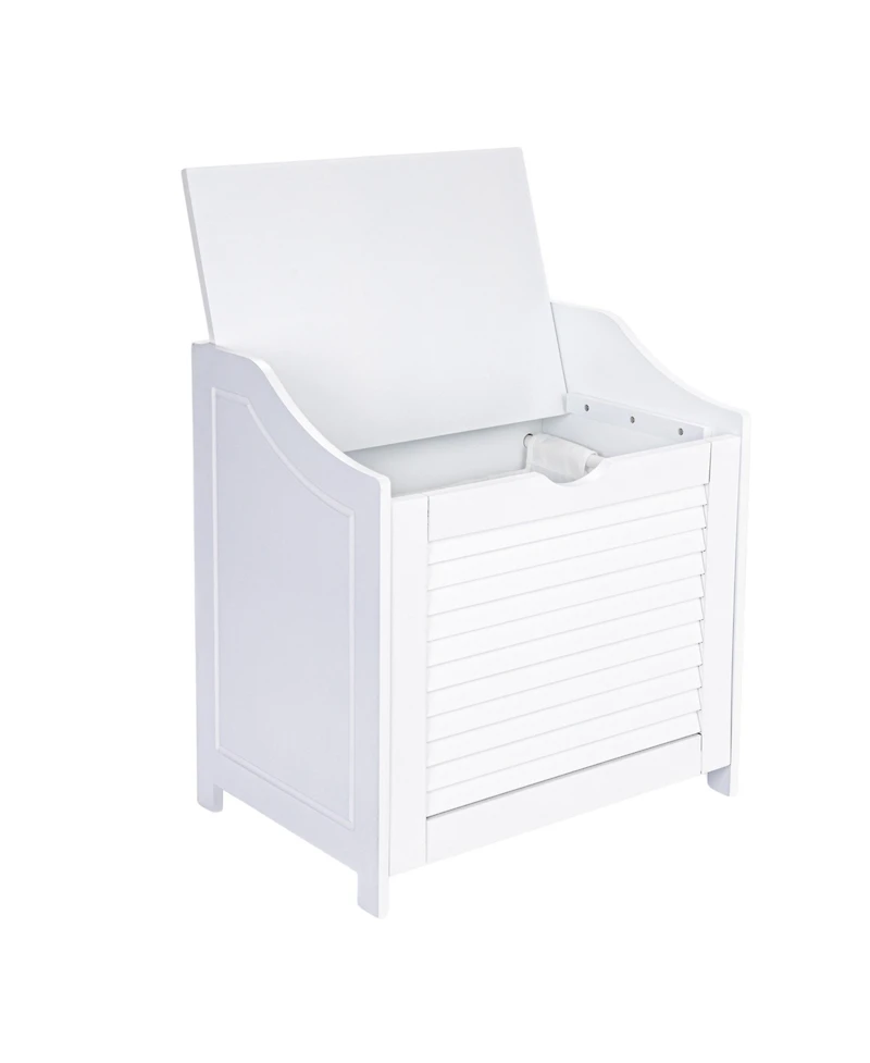 Household Essentials Single-Load Cabinet Hamper Seat
