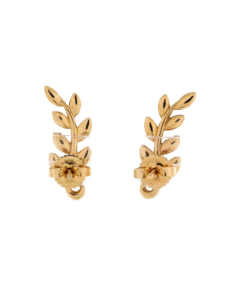 Pre-Owned Tiffany & Co Olive Leaf Climber Earrings
