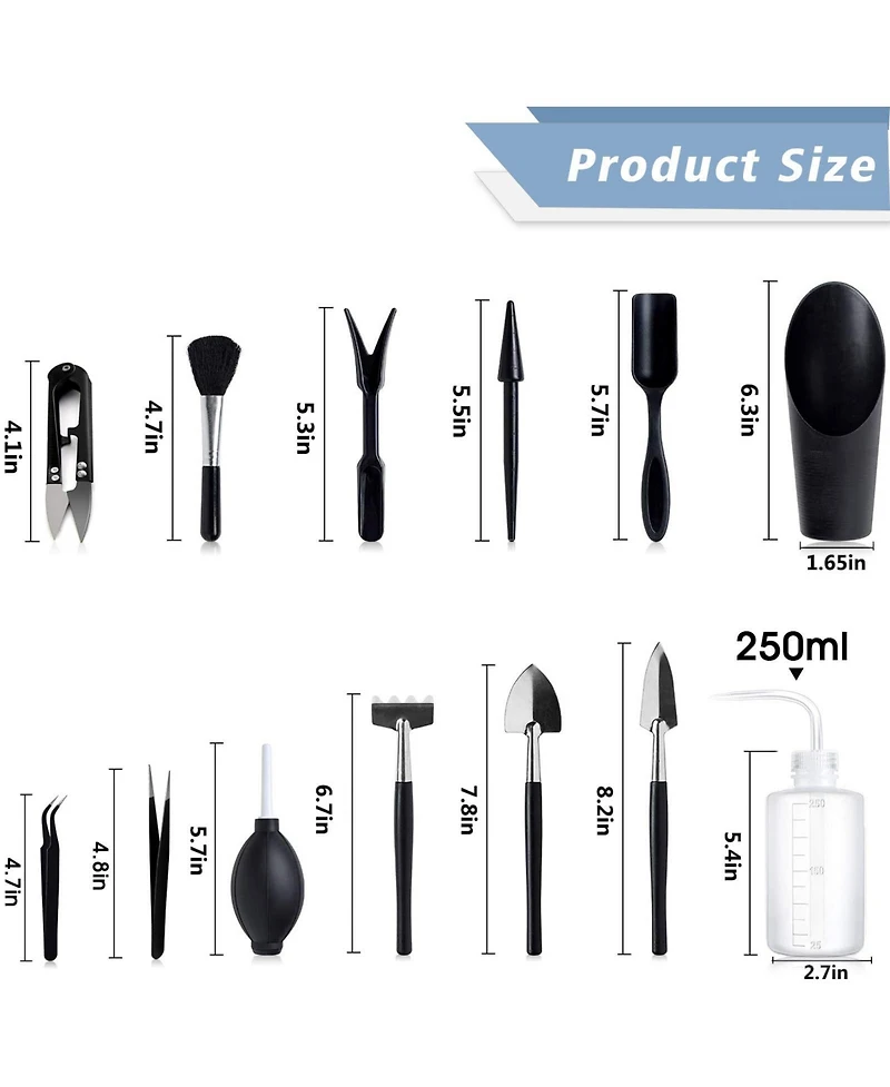 Xdovet Succulent Tools Mini Garden Transplanting Care Kit