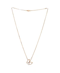 Pre-Owned Van Cleef & Arpels Two Butterfly Pendant Necklace