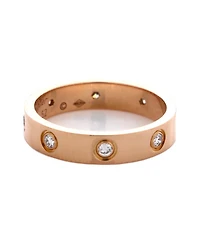 Pre-Owned Cartier Love Wedding Band 8 Diamonds Ring