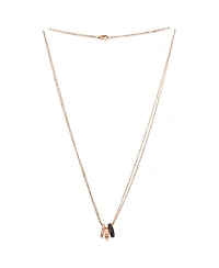 Pre-Owned Cartier Love 3 Ring Pendant Necklace