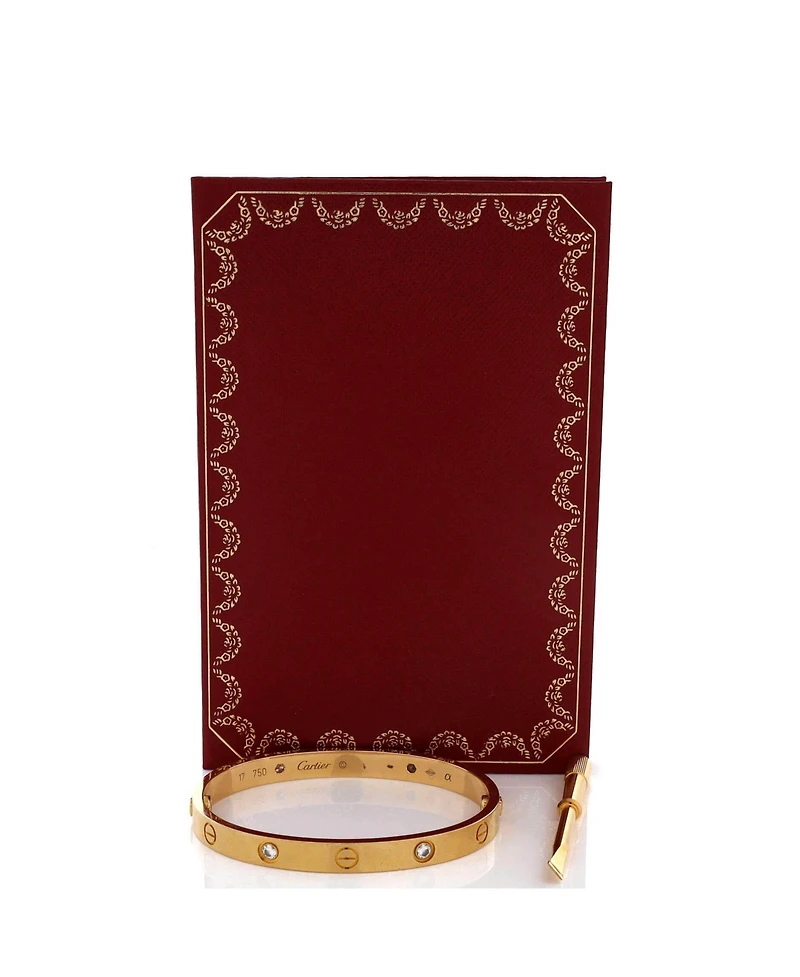 Pre-Owned Cartier Love 4 Diamond Bracelet