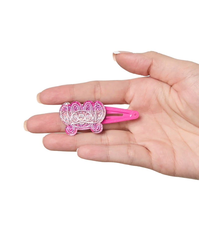 Disney Stitch Hair Clip 8-Piece Set Official License, Snap Back Clips for Hair, Lilo and Stitch Accessories, Small Gifts