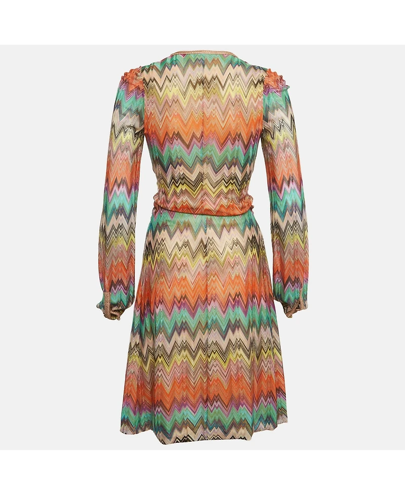 Pre-Owned Missoni Women's Zig Zag Knit Mini Dress