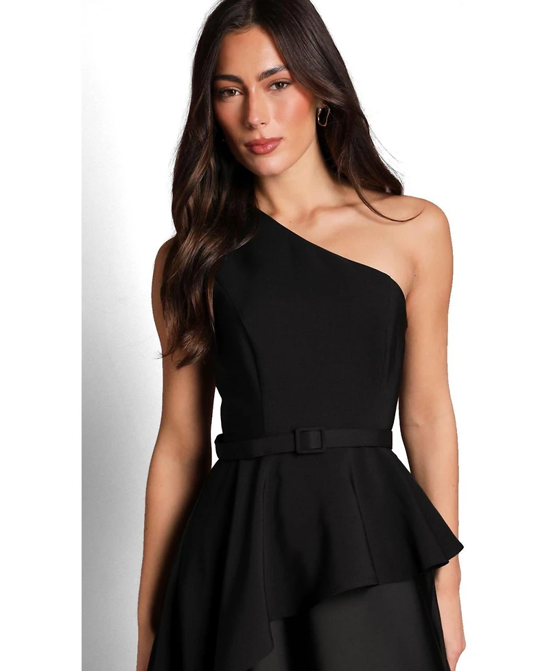 Coast Women's One Shoulder Satin Maxi Dress