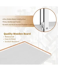 gaomon Triple 6 Tier Bookshelf, Large Bookcase Industrial Bookshelf with 24 Open Display Shelves, Industrial Tree Bookshelf
