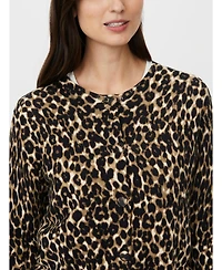 Masai Copenhagen Women's MaLika Leopard Print Cardigan