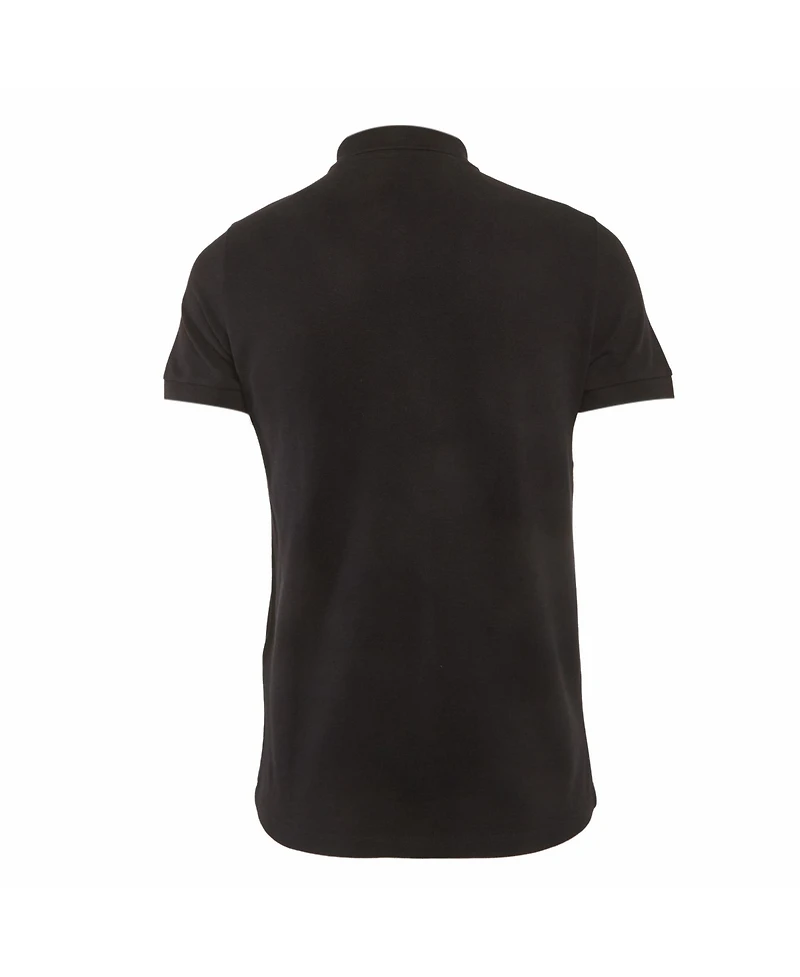 Pre-Owned Versace Men's Collection Medusa Embossed Cotton Polo T-Shirt