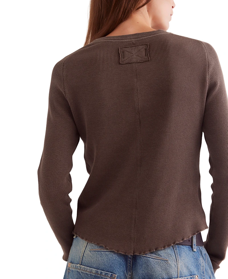 Free People Women's Easy Does It Thermal Top