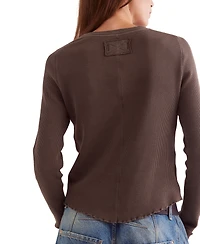 Free People Women's Easy Does It Thermal Top
