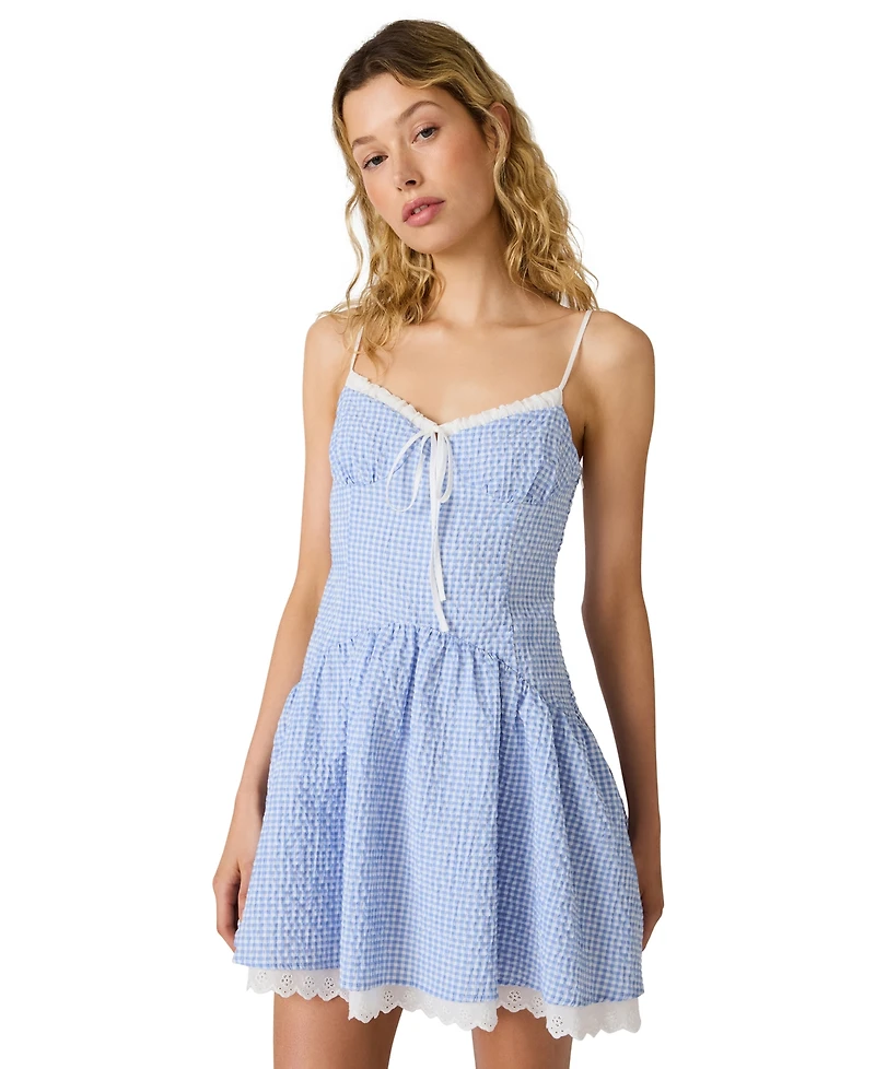 Steve Madden Women's Miette Sweetheart Neck Dress