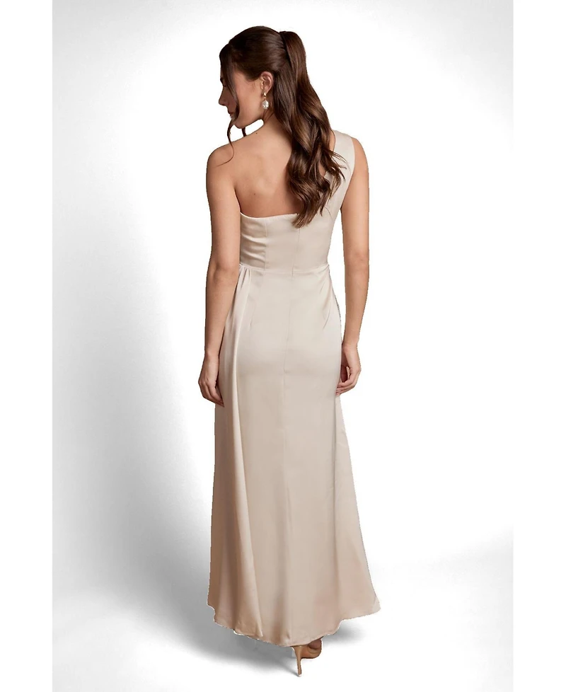 Coast Women's Asymmetric One-Shoulder Maxi Dress