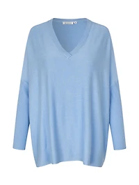 Masai Copenhagen Women's MaFronia V-Neck Relaxed Fit Sweater