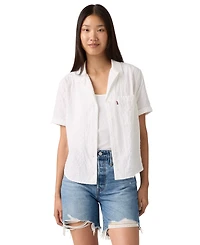 Levi's Women's Bennie Short-Sleeve Camp Shirt