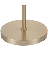Possini Euro Design 66"H Satin Brass Opal Glass 3-Light Led Floor Lamp