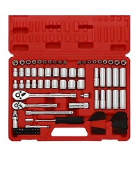 Xdovet Socket Set Sae Metric Ratchet Extension Universal Joint 94pieces