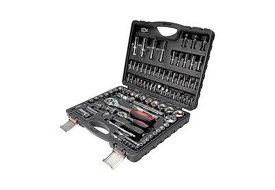 Xdovet Socket Ratchet Wrench Set 1/2inch 1/4inch Metric Deep Shallow Universal Joint Automotive Kit