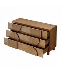 Clihome Modern 6-Drawer Storage Chest Dresser for Bedroom