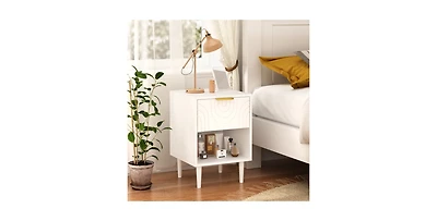 Lucky One 22.8" Width Nightstand with Drawer and Shelf