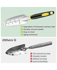 Xdovet Gardening Tools Set Heavy Duty Organizer Handbag Rust-proof Weeding Kit Gifts Women