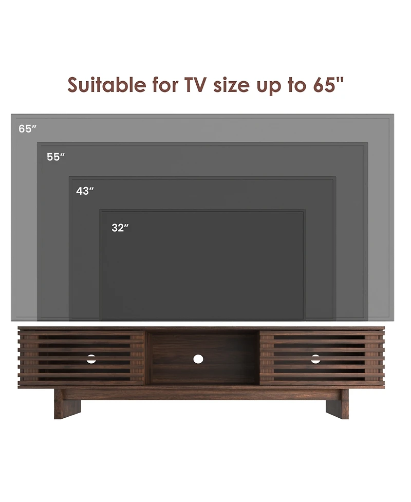 gaomon 63 Inch Farmhouse Tv Stand